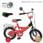 Велосипед 12д. P 1246A красно-черный